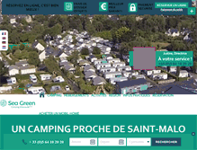 Tablet Screenshot of campingemeraude.com